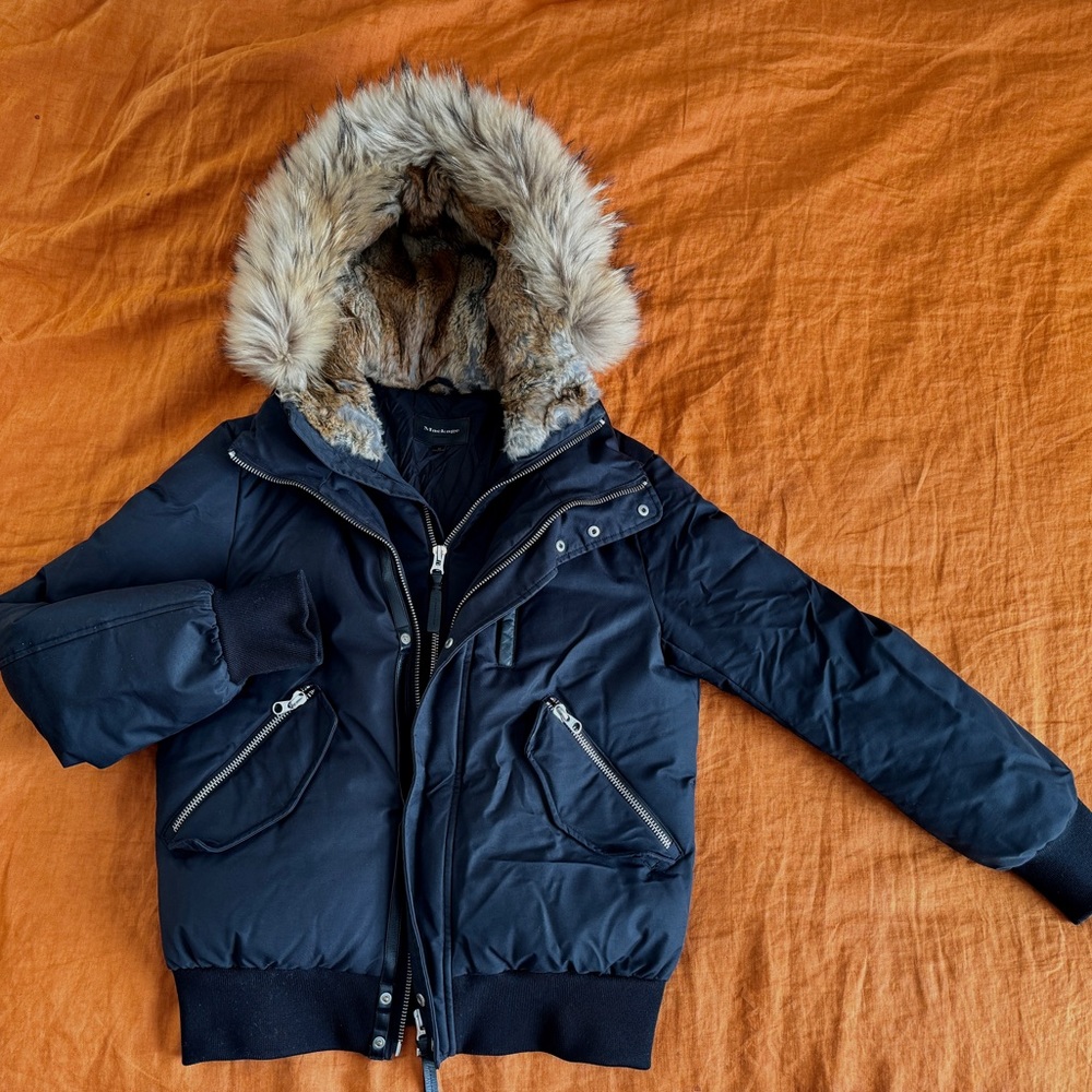 Mackage down jacket with fur hood